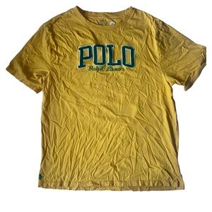 yellow and green polo ralph lauren t shirt